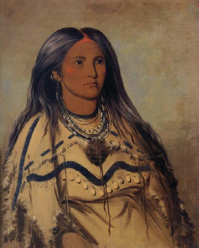 George Catlin Sha-ko-ka,Mint,a Pretty Girl